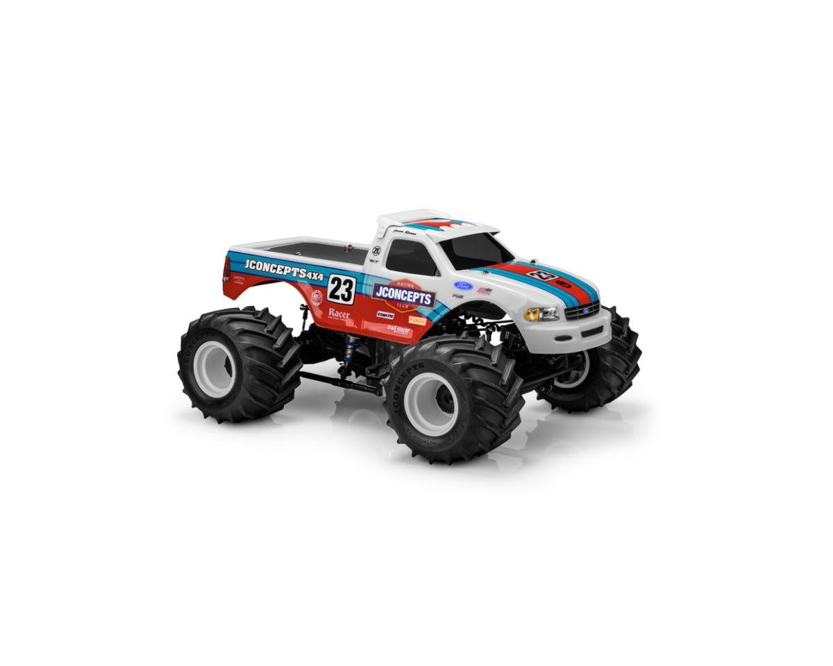 JConcepts 1997 Ford F-150 Monster Truck Body & Visor (Clear) (13.0Ó Wheelbase) (JCO0304)