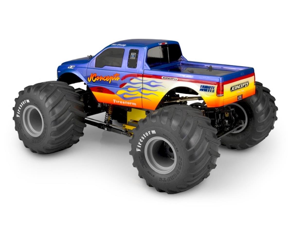 JConcepts 2005 Ford F-250 Super Duty Monster Truck Body (Clear) (JCO0370)