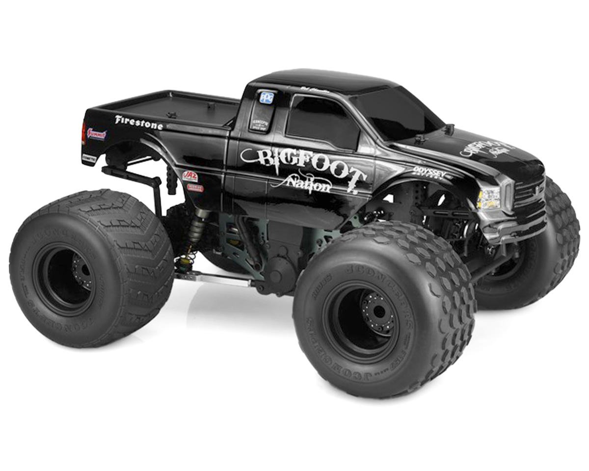 JConcepts 2005 Ford F-250 "BIGFOOT" Tribute Monster Truck Body (Clear) (JCO0370BFN)