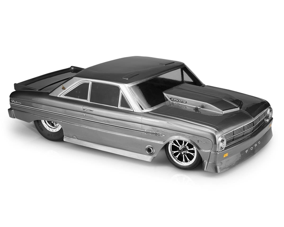 JConcepts 1963 Ford Falcon Street Eliminator Drag Racing Body (Clear) (JCO0386)