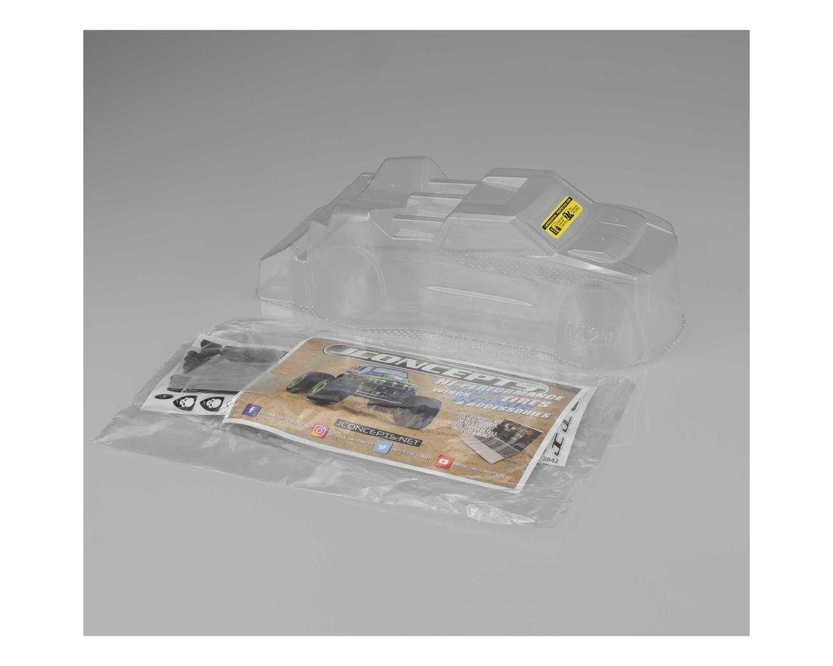 JConcepts Mini-T 2.0 "Finnisher" Body w/Rear Spoiler (Clear) (JCO0420)