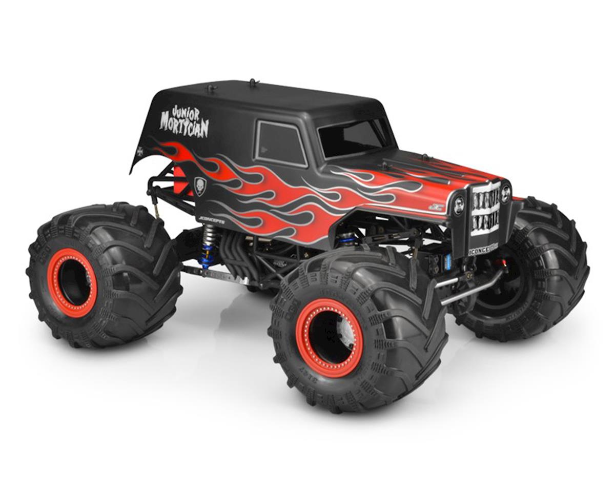 JConcepts Junior Mortician Monster Truck Body (Clear) (12.5") (JCO0424)