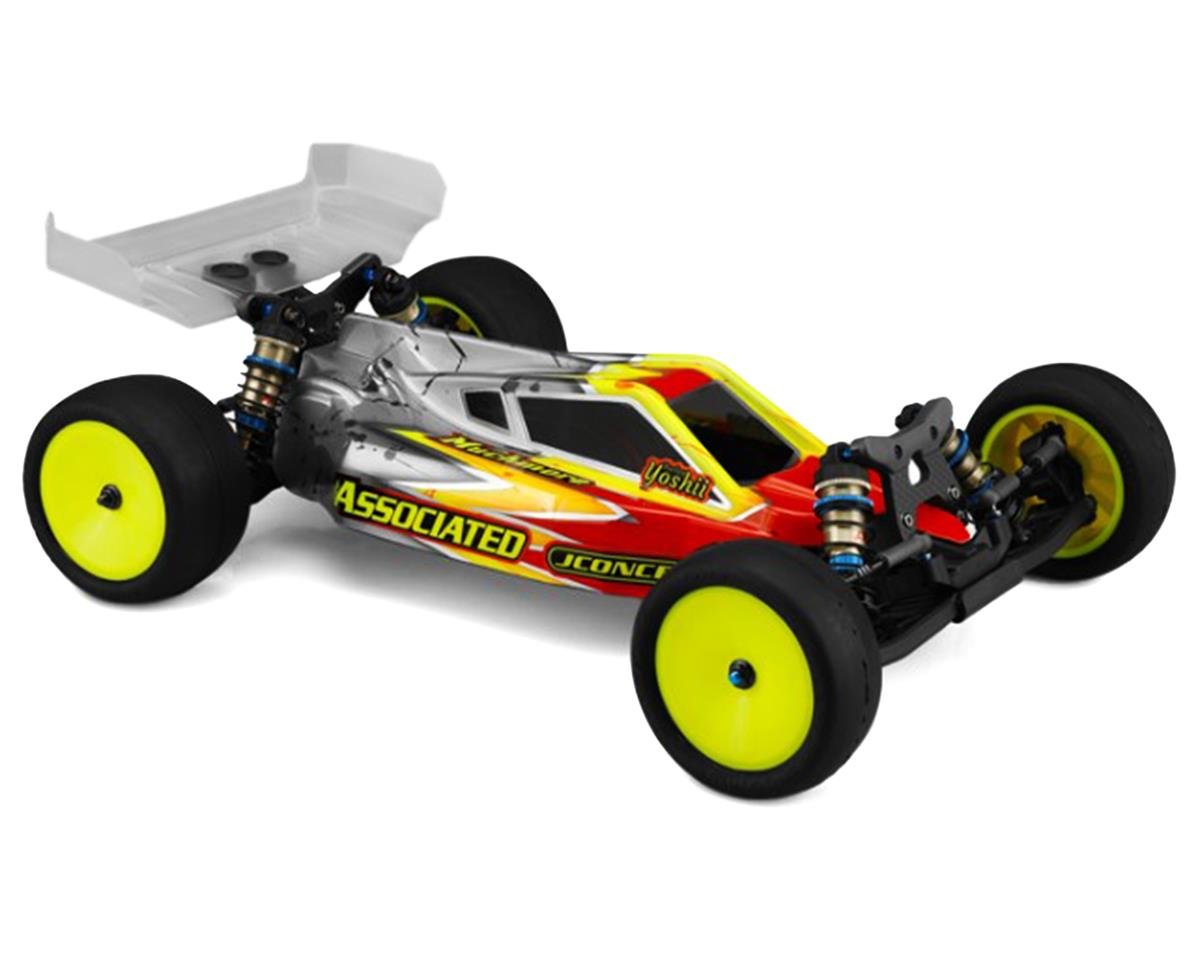 JConcepts RC10 B6.4/B6.4D "P2" Buggy Body w/Carpet Wing (Clear) (JCO0476)