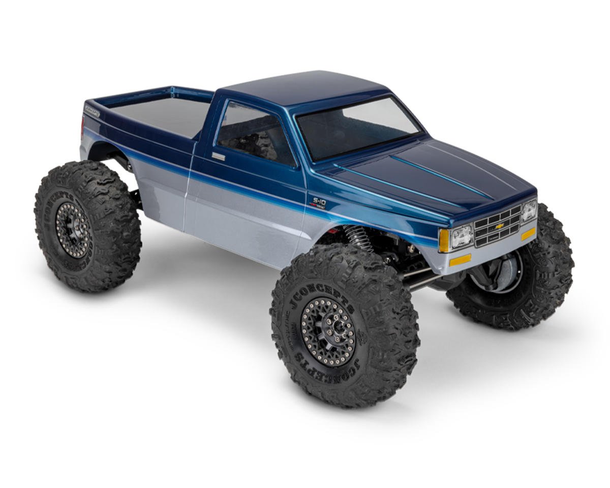 JConcepts 1990 Chevy S10 "Tucked" Rock Crawler Pre-Trimmed Body (Clear) (12.3") (JCO0493)