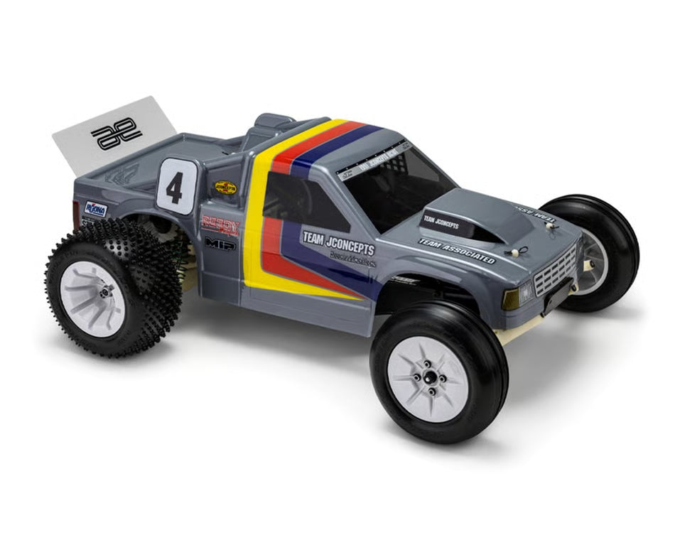 JCONCEPTS - RC10T "1991 Winter Champs" Edition 1/10 Stadium Truck Body (Clear) (Wide) w/Wing (JCO0651)