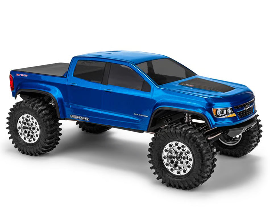 JCONCEPTS - 2020 Chevy Colorado ZR2 1/10 Rock Crawler Body (Clear) (12.3" Wheelbase) (JCO0727)