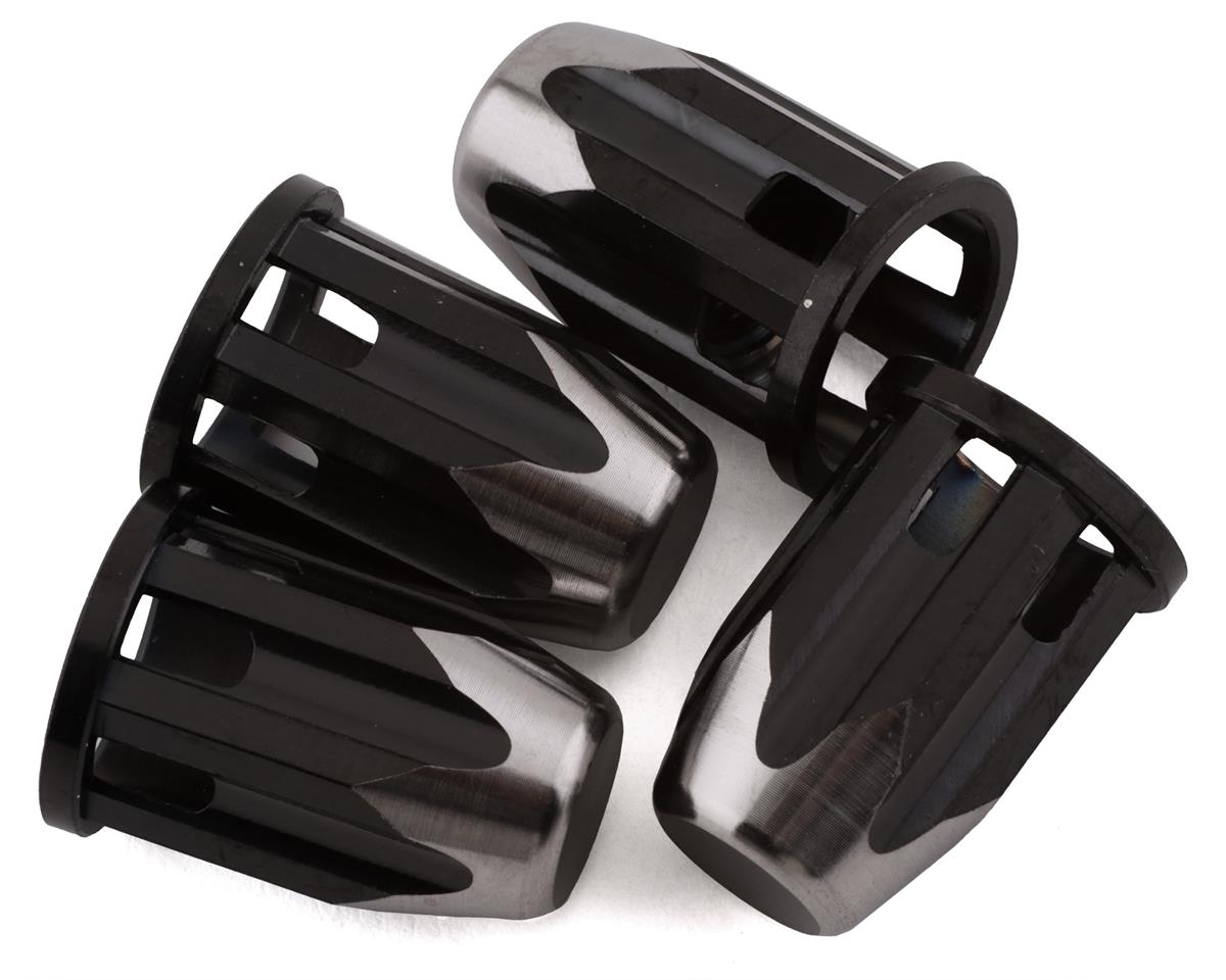 JConcepts Finnisher Titanium Full-Size Valve Stem Cover (4) (JCO11006)