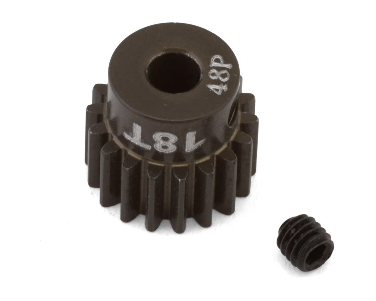 JConcepts 48P CNC-Machined Aluminum Silent Speed Pinion Gear (18T) (JCO2104)