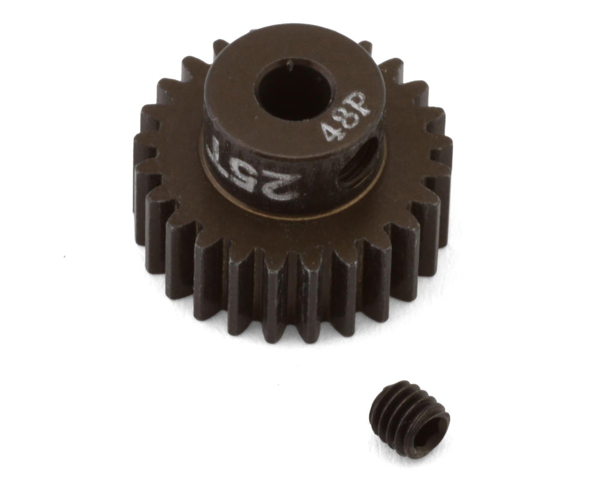 JConcepts 48P CNC-Machined Aluminum Silent Speed Pinion Gear (25T) (JCO2111)