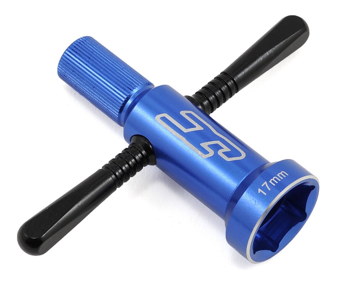 JConcepts 17mm Fin Quick-Spin Wrench (Blue) (JCO2279-1)