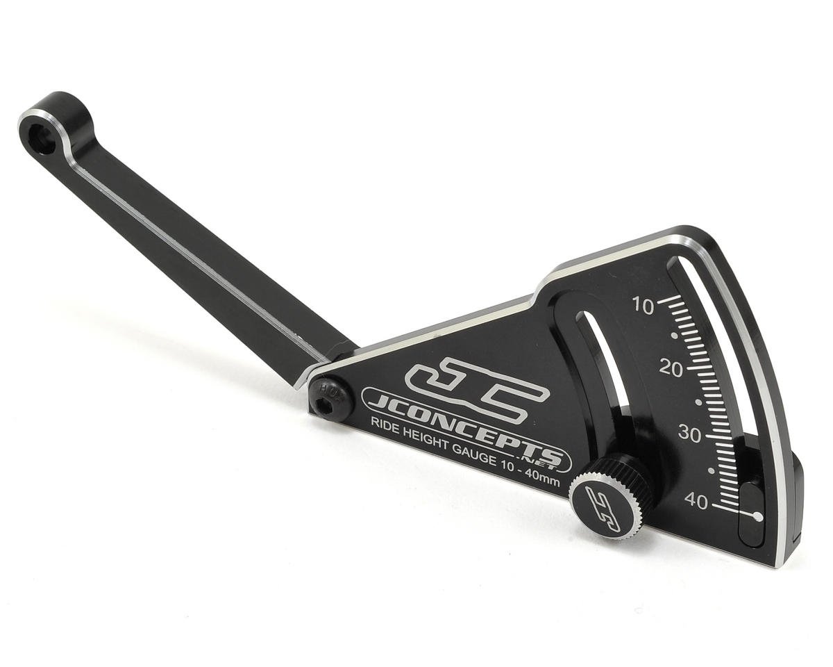 JConcepts Aluminum Ride Height Gauge (10-40mm) (Black) (JCO2282-2)