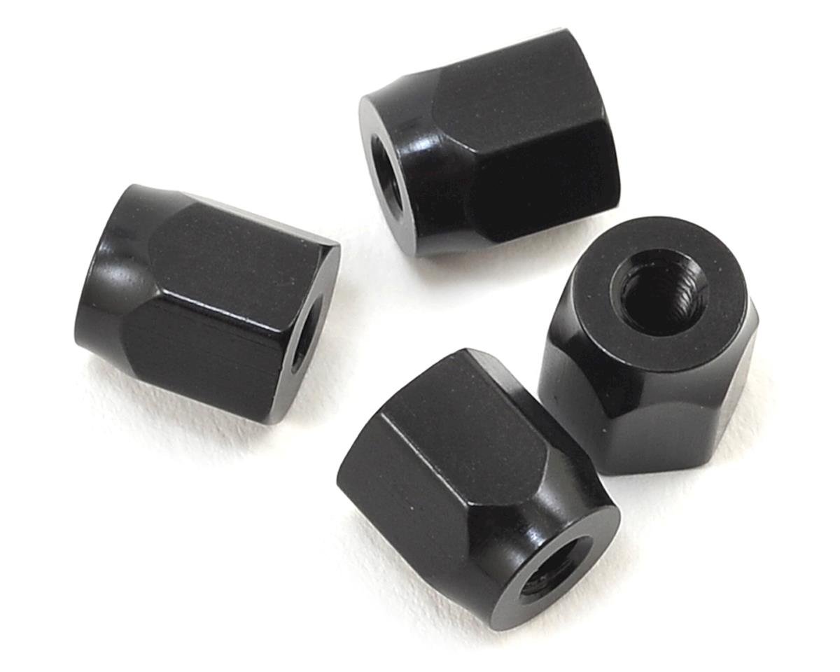 JConcepts F&R Short Shock Mount Standoff for Traxxas 4x4 Slash/Stampede (Black) (JCO2480-2)