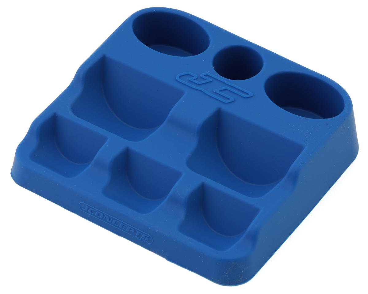 JConcepts Fluids & Grease Holding Station (Blue) (JCO2803-1)