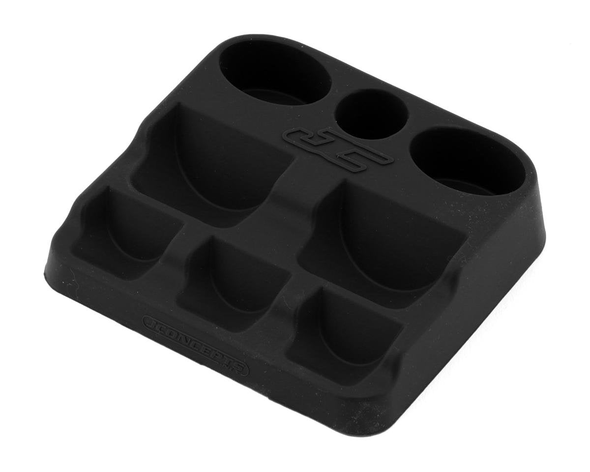 JConcepts Fluids & Grease Holding Station (Black) (JCO2803-2)