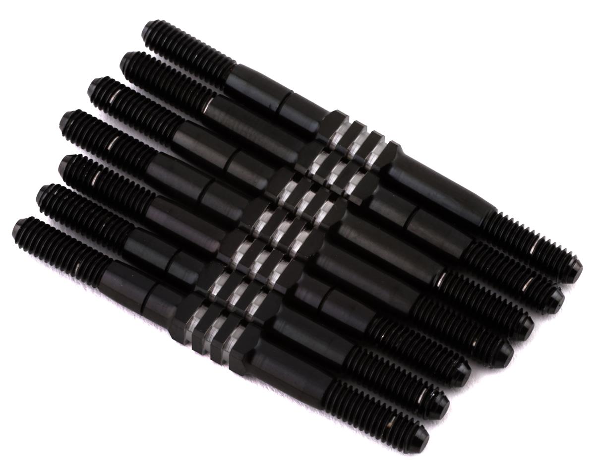JConcepts TLR 22X-4 3.5mm Fin Turnbuckle Kit (Black) (7) (JCO2849B)