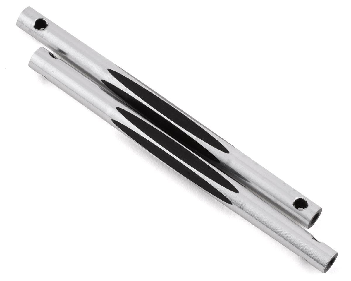 JConcepts RC10T/T2/GT Aluminum Diamond Nose Brace Tubes (Black) (2) (JCO2932-2)