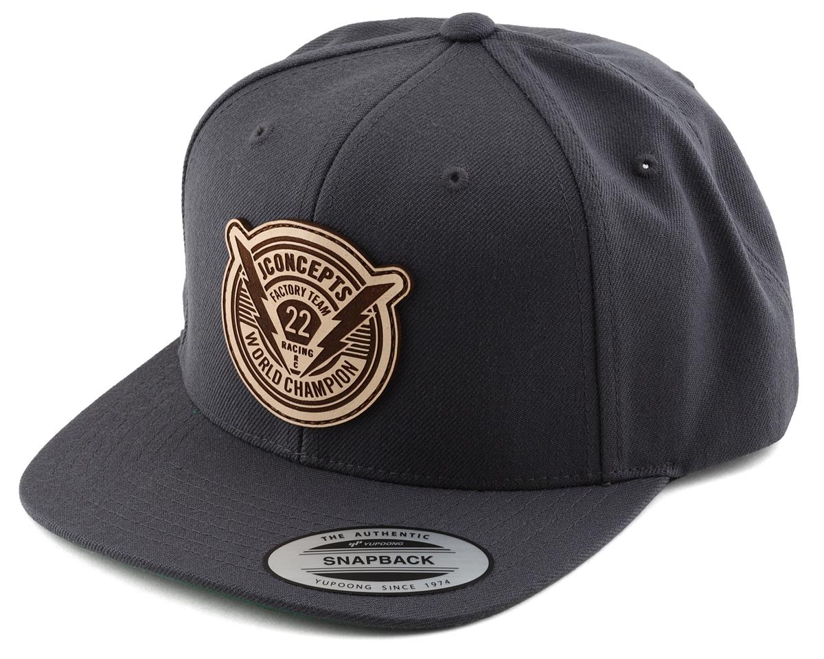 JConcepts Forward Pursuit 2022 Snapback Flatbill Hat (Grey) (JCO2974G)