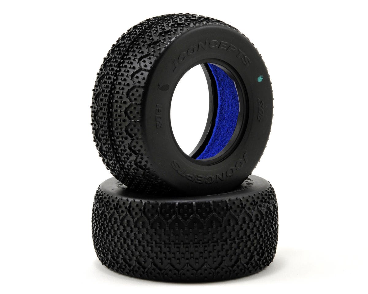 JConcepts 3D's Short Course Tires (2) (Green) (JCO3061-02)