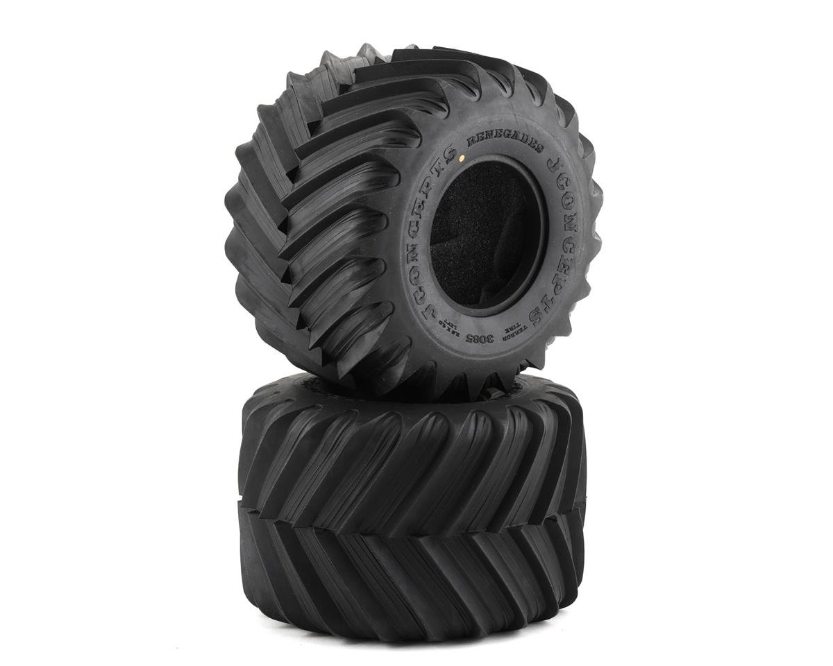 JConcepts Renegades 2.6" Monster Truck Tires (2) (Gold) (JCO3085-05)