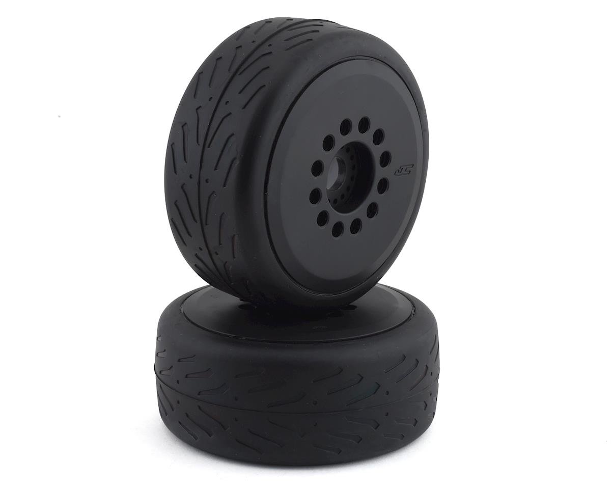 JConcepts Speed Claw Belted Tire Pre-Mounted w/Cheetah Speed-Run Wheel (Black) (JCO3113-39)