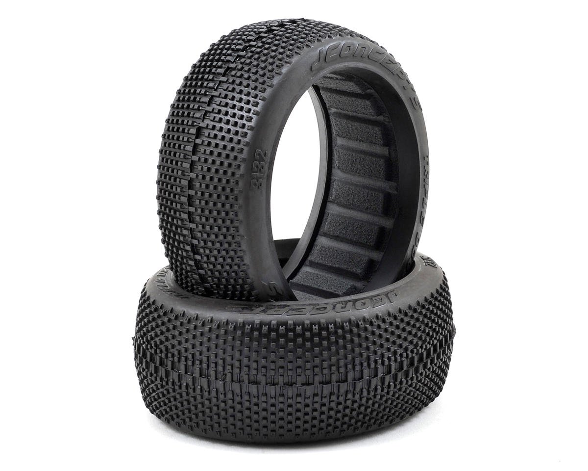 JConcepts Triple Dees 1/8th Buggy Tires (2) (Green) (JCO3132-02)
