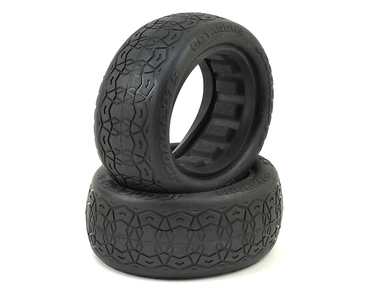 JConcepts Octagons 2.2" 4WD 1/10 Front Buggy Tires (2) (Aqua A2) (JCO3144-03)