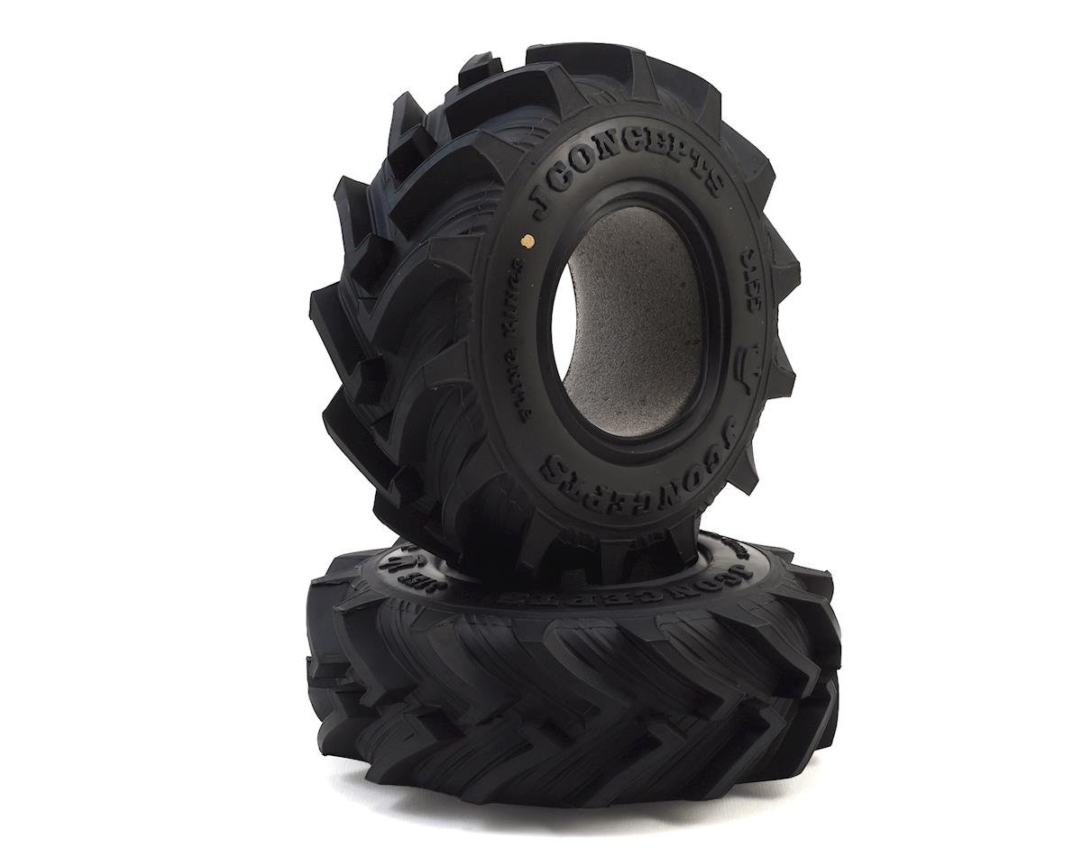 JConcepts Fling King 2.6" Mega Monster Truck Tires (2) (Gold) (JCO3155-05)