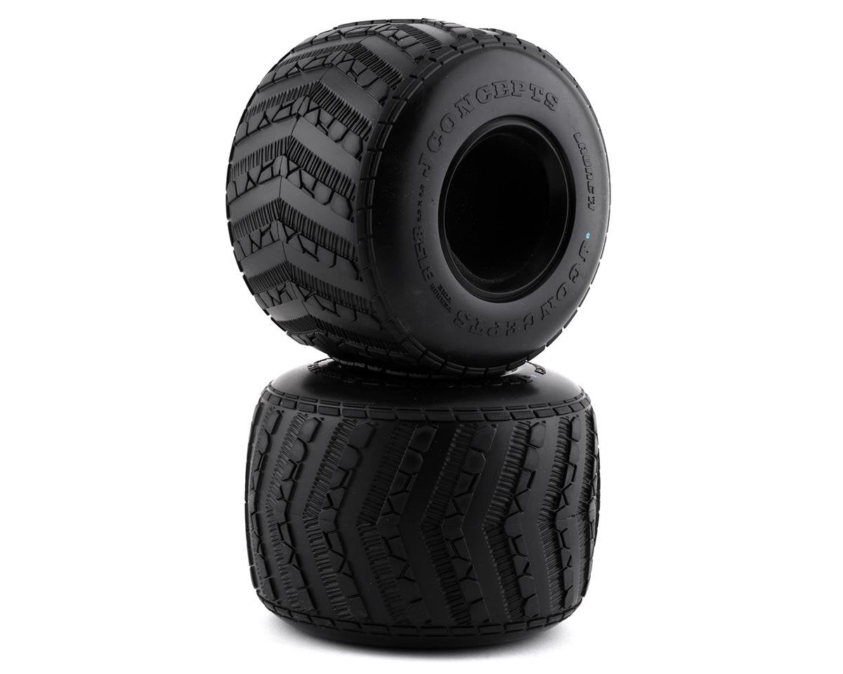 JConcepts Launch 2.6" Monster Truck Tires (2) (Blue) (JCO3158-01)