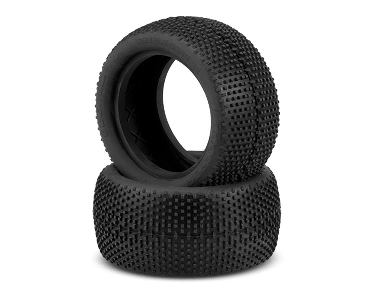 JConcepts Double Dee's V2 2.2" Rear Buggy Tires (2) (Green) (JCO3159-02)