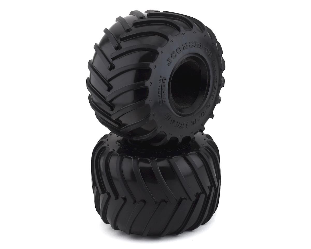 JConcepts Golden Years 2.6" Monster Truck Tires (2) (Blue) (JCO3183-01)