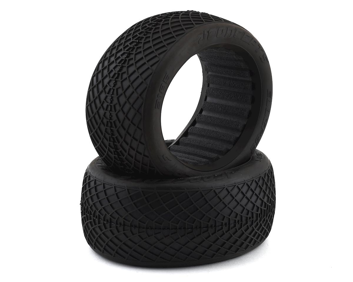 JConcepts Ellipse 4.0" 1/8th Truggy Tires (2) (Green) (JCO3185-02)