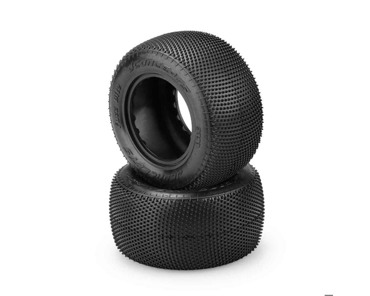 JConcepts Fuzz Bite 2.2" Stadium Truck Carpet Tires (2) (Pink) (JCO3191-010)