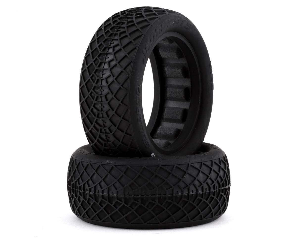 JConcepts Ellipse 2.2" 4WD Front Buggy Tires (2) (Silver) (JCO3198-06)