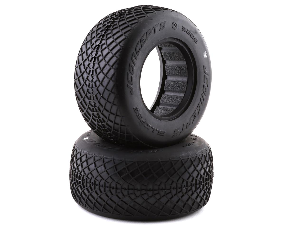 JConcepts Ellipse Short Course Tires (2) (Silver) (JCO3200-06)