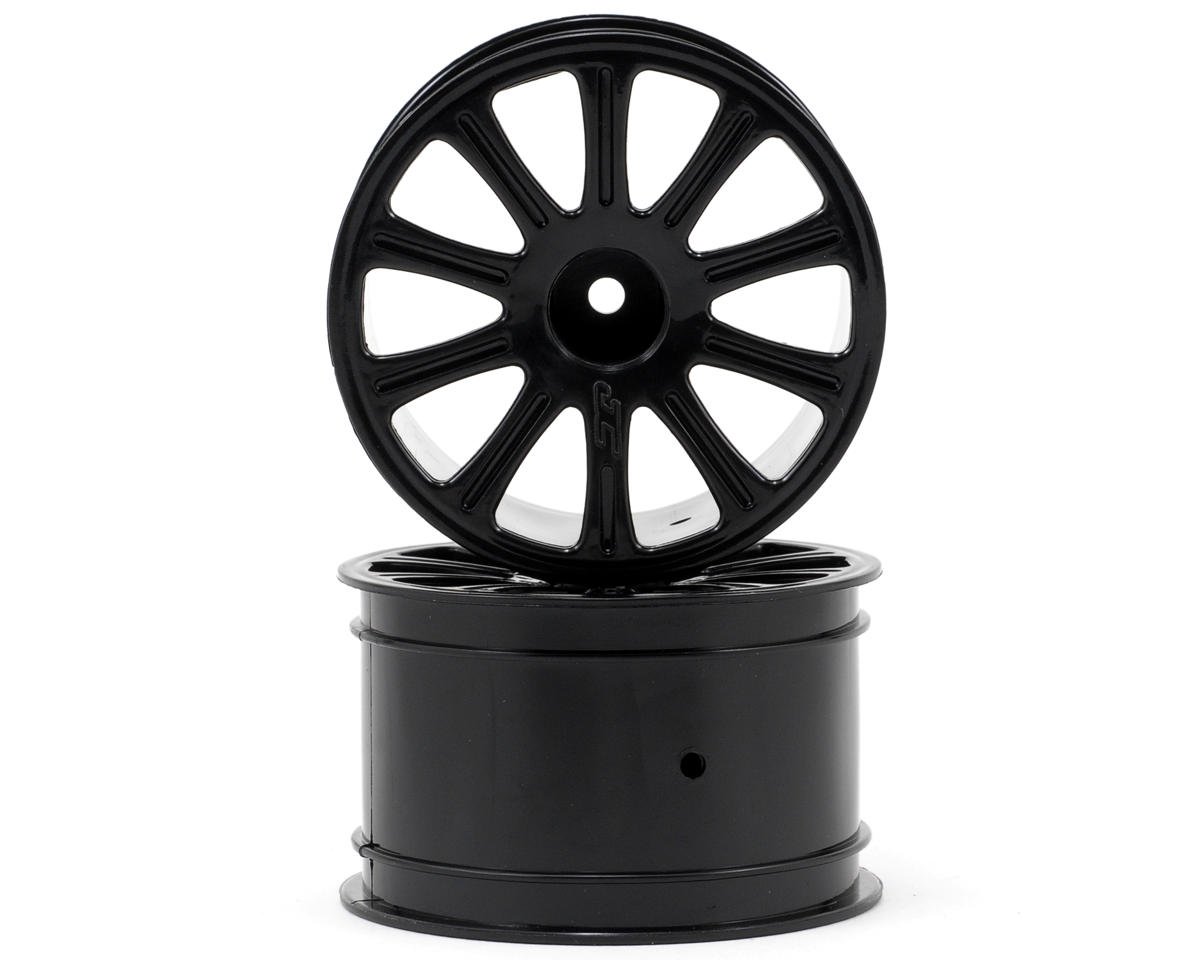 JConcepts 2.2 Rulux Wheel for Traxxas 1/16 E-Revo (2) (Black) (JCO3333B)