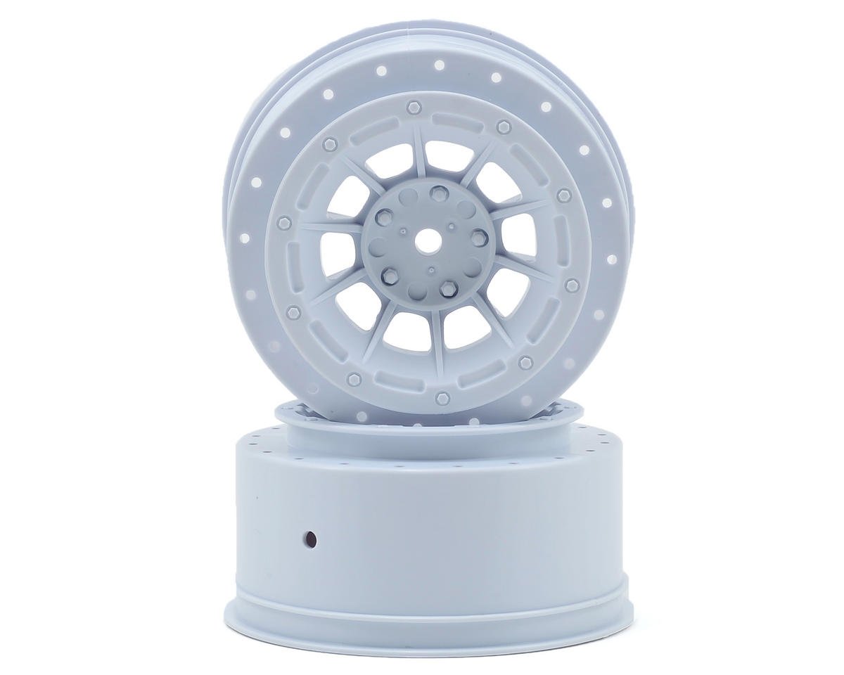 JConcepts 12mm Hex Hazard Short Course Wheels (White) (2) (JCO3351W)