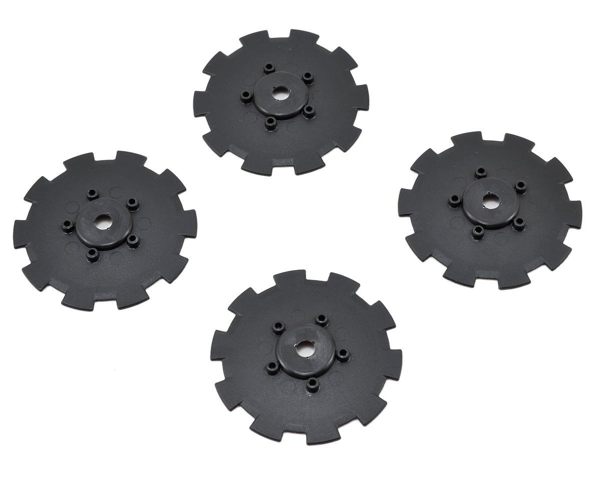 JConcepts Hazard Wheel Dish (Black) (4) (TEN-SCTE) (JCO3352BD)