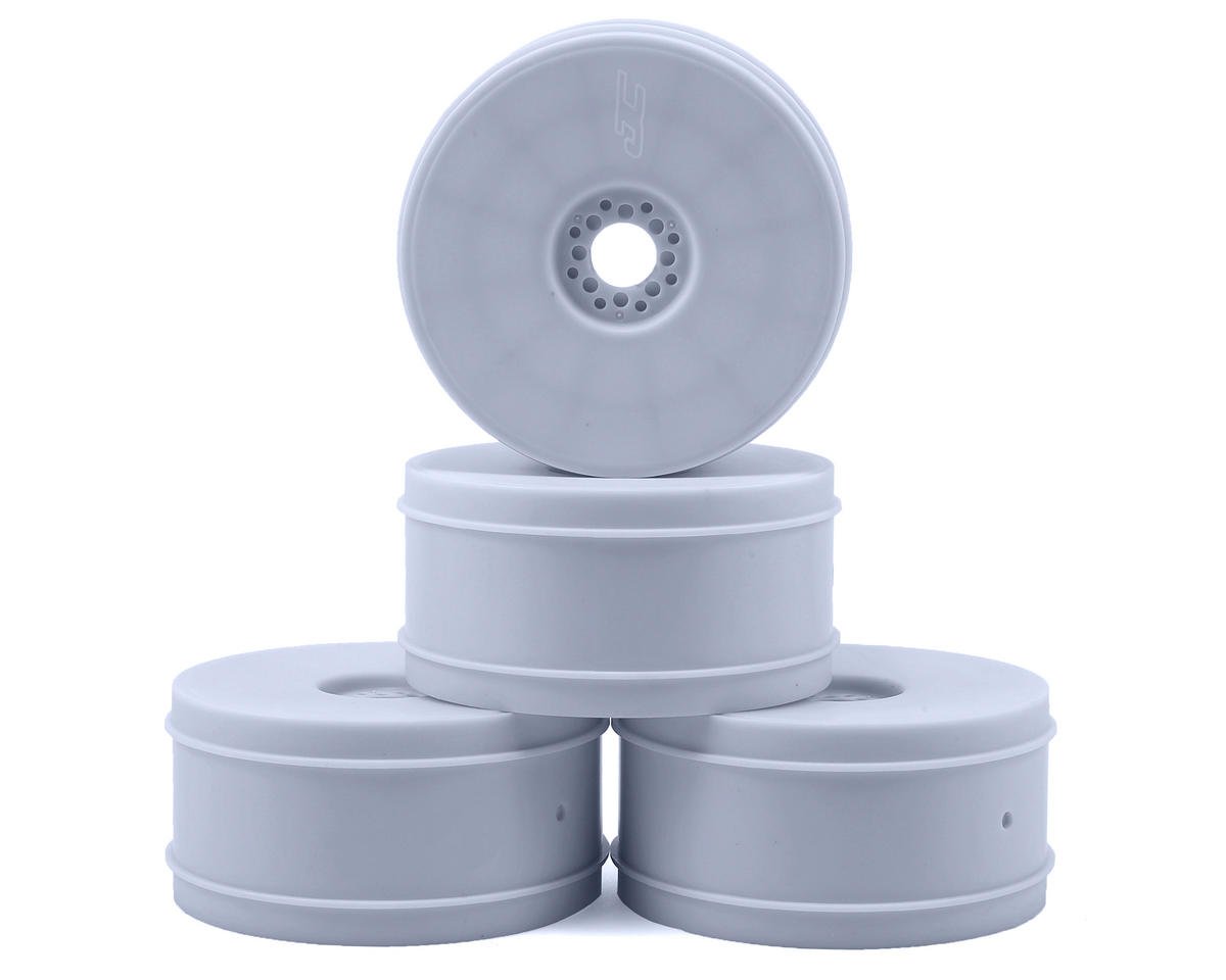 JConcepts 83mm Bullet 1/8th Buggy Wheel (4) (White) (JCO3357W)