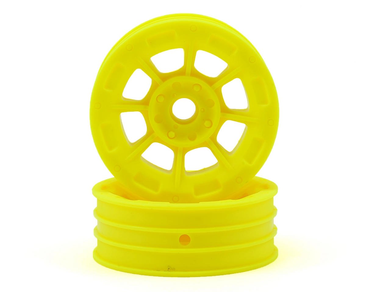 JConcepts Hazard 1.9" RC10 Front Wheel (Yellow) (2) (JCO3358Y)