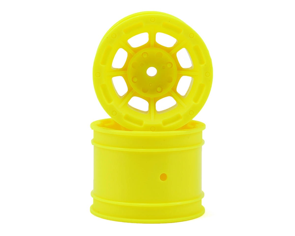 JConcepts Hazard 1.7" RC10 Rear Wheel (Yellow) (2) (JCO3359Y)