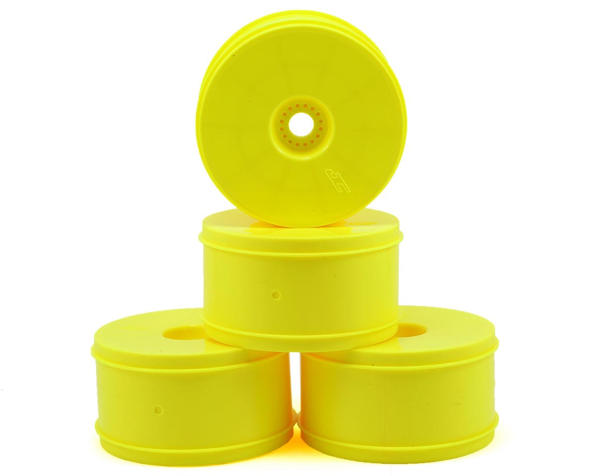 JConcepts Bullet 4.0" Standard Offset 1/8 Truck Wheels (4) (Yellow) (JCO3369Y)