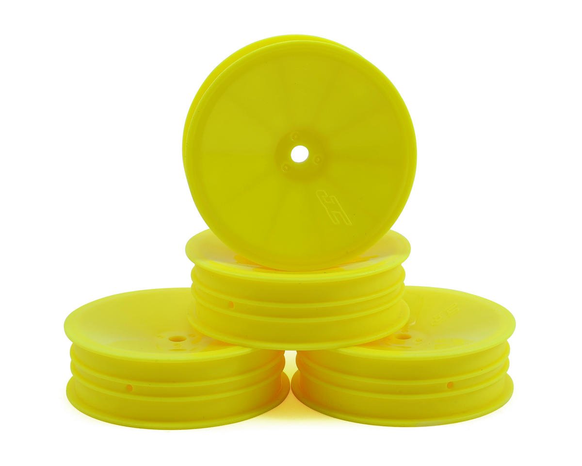 JConcepts 12mm Hex Mono 2.2 "Slim" Front Wheels (JCO3376Y)