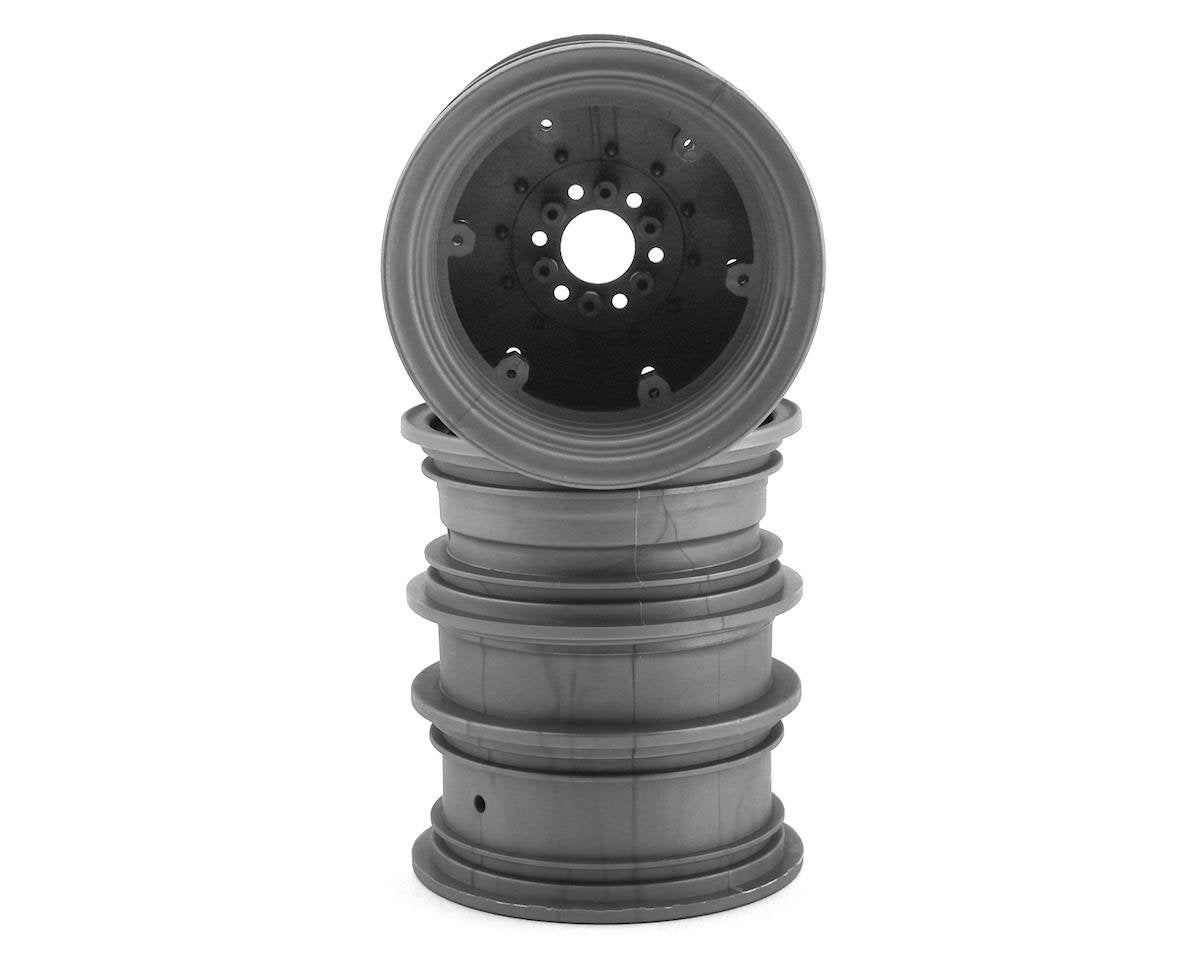 JConcepts Krimson Dually 2.6" Dual Truck Wheels (Grey/Silver) (2) (JCO3388S)