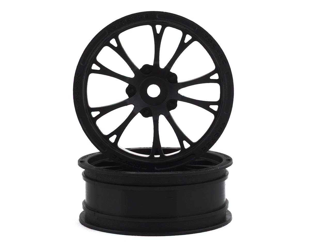 JConcepts Tactic Street Eliminator 2.2" Front Drag Racing Wheels (2) (Black) (JCO3399B)