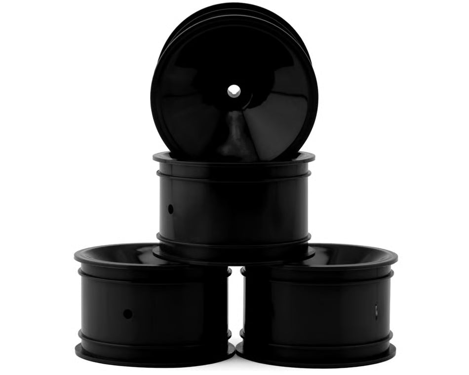 JCONCEPTS - RC10 Mono 2.2 Rear Wheels (Black) (4) (+Offset) (JCO3404B)