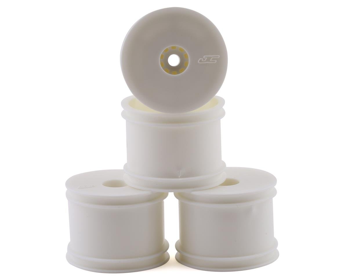 JConcepts Losi Mini-T 2.0 Mono Wheel Set (White) (4) (JCO3405W)