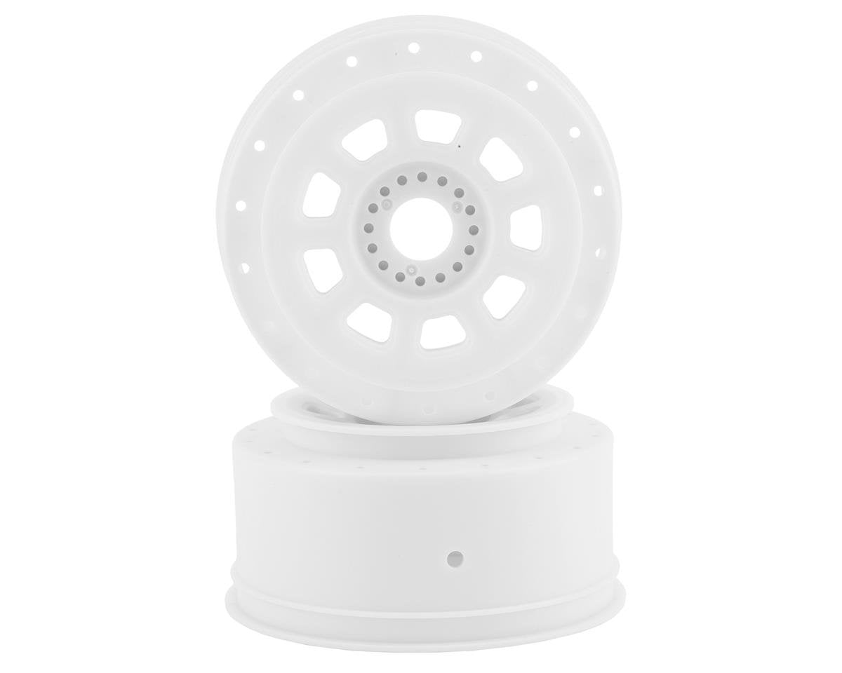 JConcepts 9-Shot Short Course Dirt Oval Wheels (2) (White) (JCO3421W)