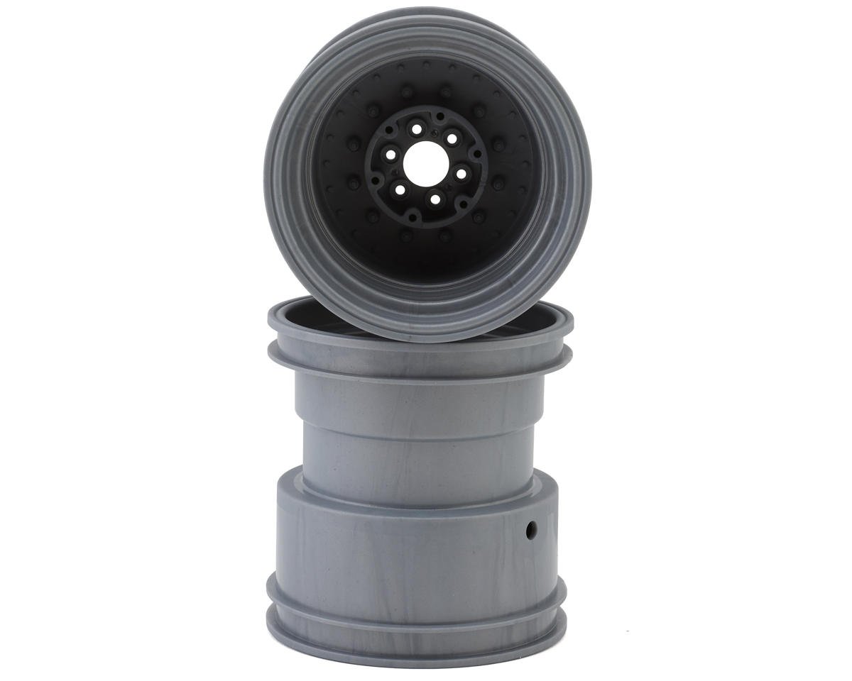 JConcepts Tribute 73's Monster Truck wheel w/Adaptors (Grey) (2) (3.2x3.6") (JCO3439S)
