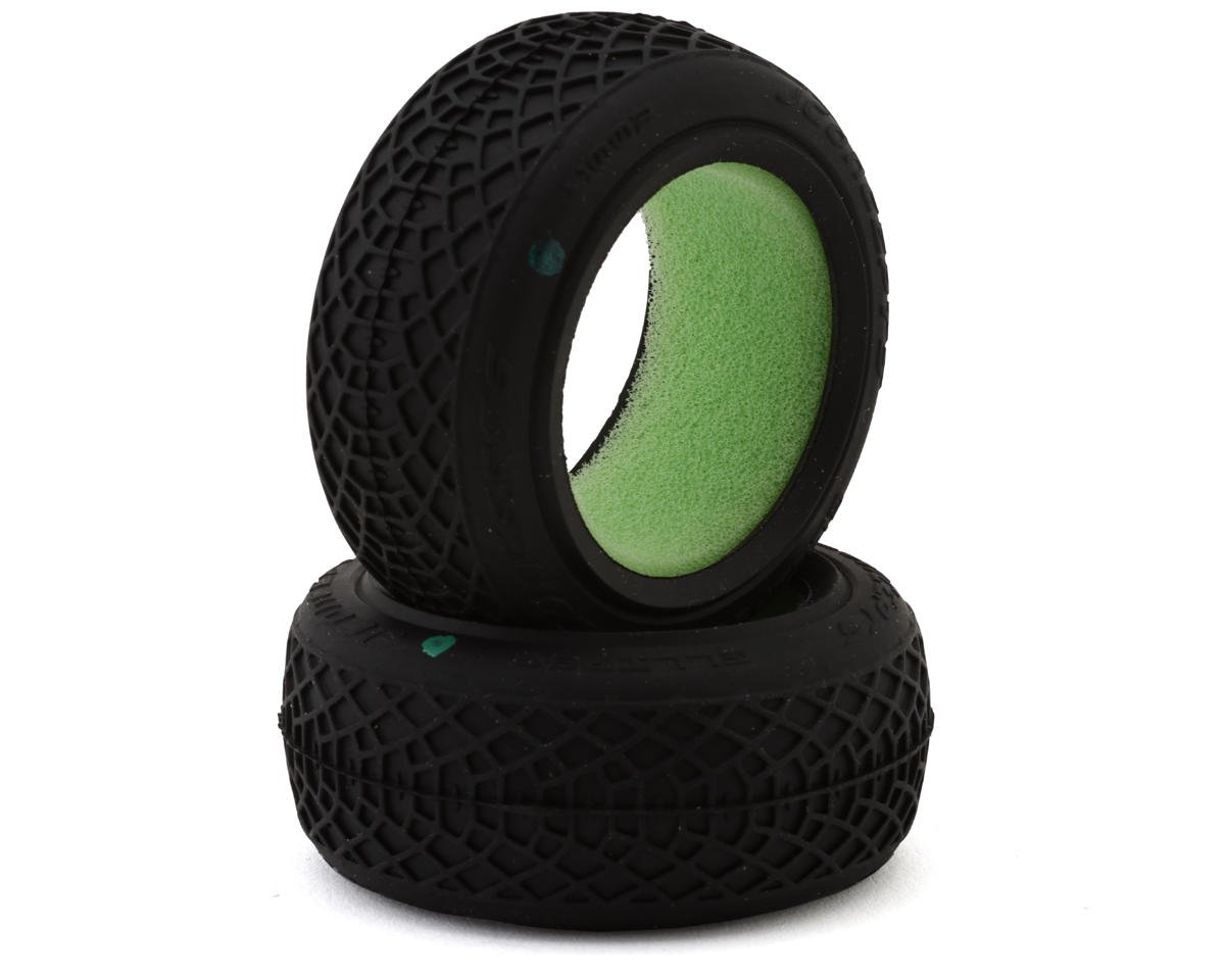 JConcepts Mini-B Ellipse Front Off-Road Tires (2) (Green) (JCO4002-02)