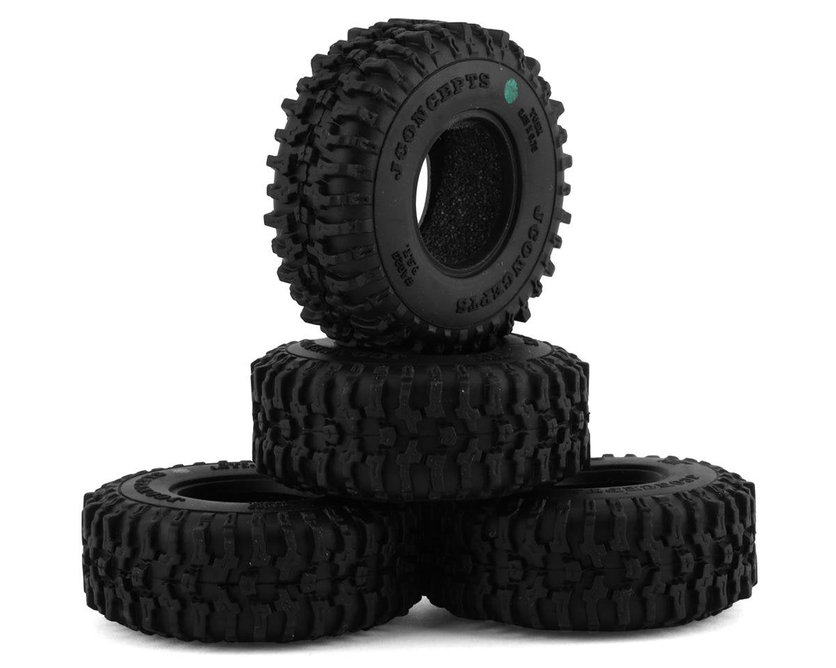 JConcepts Tusk 1.0" Micro Crawler Tires (4) (Green) (JCO4023-02)